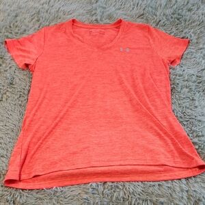 Under Armour Women's Bright Coral Short Sleeve Tee